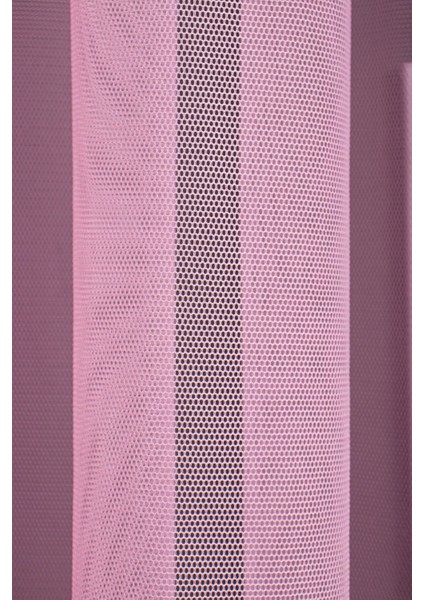 Taç Pembe Düz Renk, 1/2,5 Normal Pile Tül Perde Tek Kanat - 100 x 240 cm fırsatları