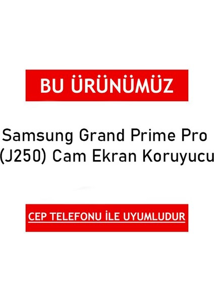 Grand Prime Pro (J250) Cam Ekran Koruyucu