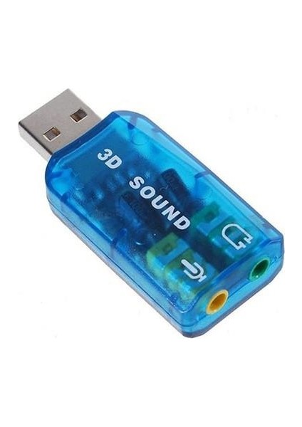 USB Ses Kartı 3D 5+1 Ses Kartı USB Sound Controller