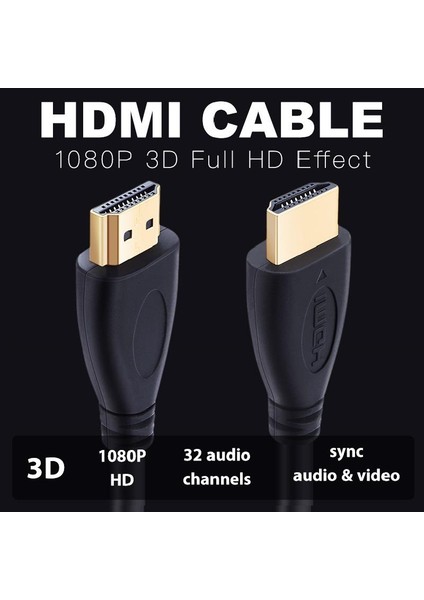 Hdmı Kablo Full Hd 1080P Erkek Erkek Hdmı Kablo 10 Metre indirimleri