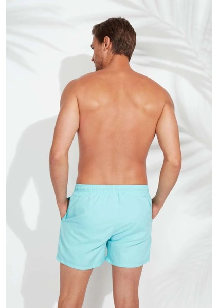 21005 Mint Cepli Orta Boy Erkek Deniz Şortu modelleri