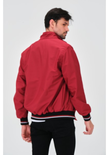 Bordo Içi Gömlek Astarlı Su ve Rüzgar Geçirmez Mevsimlik Erkek Mont indirimleri