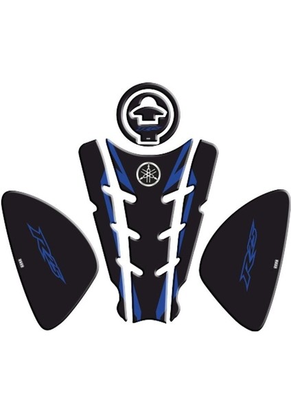 Yamaha R25 2014 - 2018 Uyumlu Tank Pad Set 010