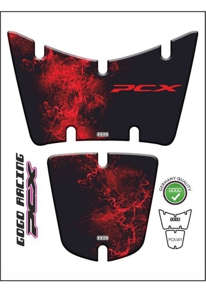 Honda Pcx 2014 - 2017 Uyumlu Tank Pad 001