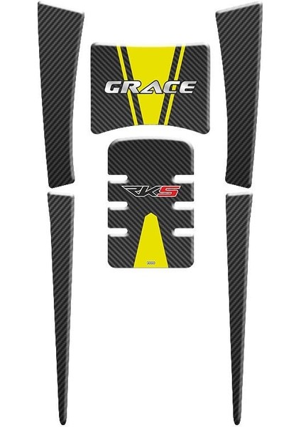 Rks Grace 202 160 cc 2022 Uyumlu Tank Pad 007