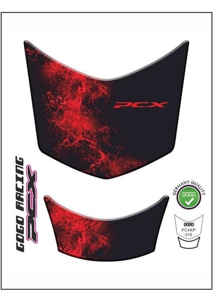 Honda Pcx 2014 - 2017 Uyumlu Kuyruk Pad 019