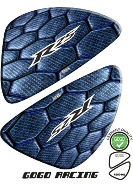Yamaha R25 2014 - 2018 Uyumlu Yan Pad 006
