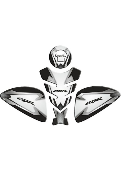 Honda Cbr 125CC-250CC 2005 - 2018 Uyumlu Tank Pad Set 003