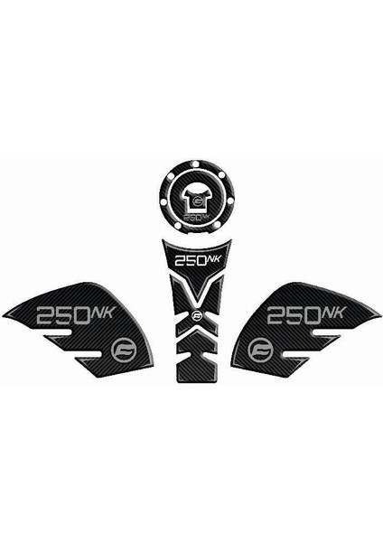 Cf Moto 250 Nk 2018 - 2023 Uyumlu Tank Pad Set 002