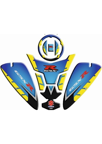 Suzuki Gsx-R Uyumlu Tank Pad Set 004