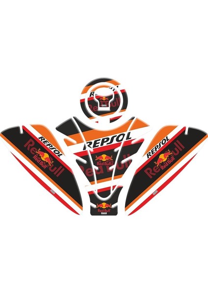 Honda Cbr cc Uyumlu Tank Pad Set 004