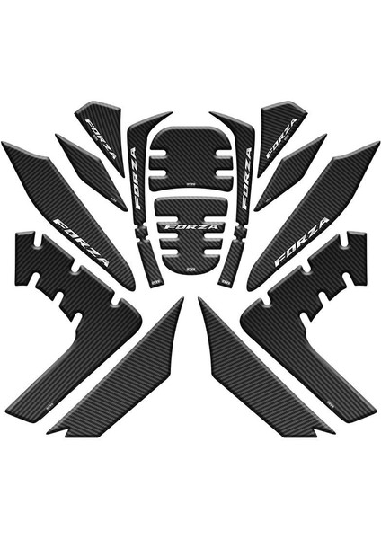 Honda Forza 2021 - 2022 Uyumlu Tank Pad Set 001