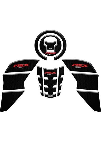 Honda Msx 2014 - 2022 Uyumlu Tank Pad Set 001