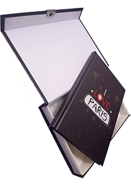 Hatıra Defteri Kilitli Kız Modeli Günlük Defteri Paris Hediye Kutulu 100 Yaprak Çizgili 1 Adet Paris fiyatları