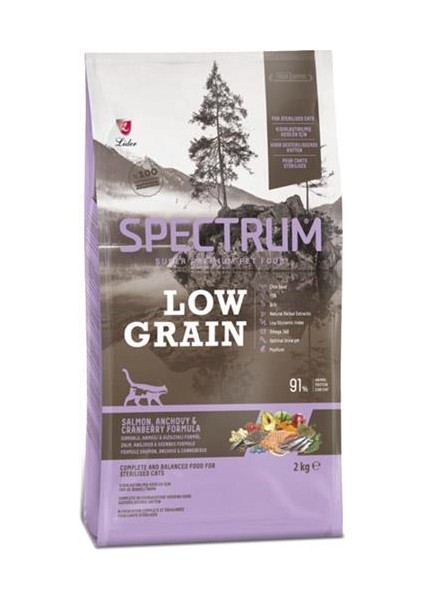 Low Grain Kısırlaştırılmış Somonlu Yetişkin Kedi Maması 12 kg