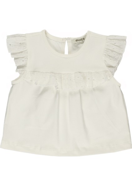 Kız Bebek Dantel Detaylı T-Shirt fiyatları