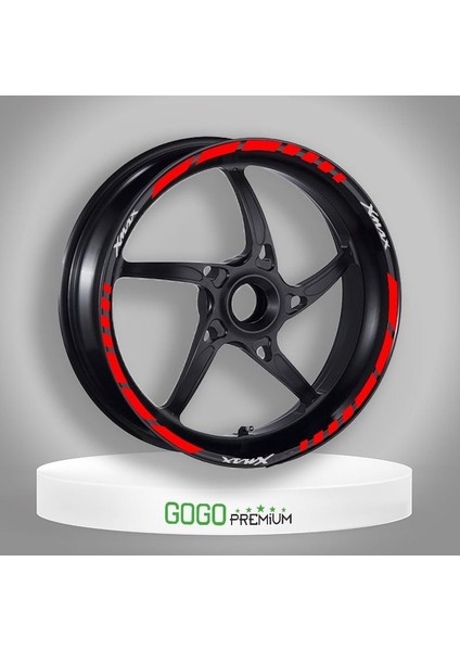 Reflektör Kırmızı Iı Yamaha Xmax Uyumlu Jant Şeridi