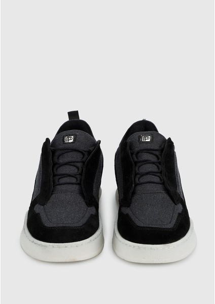 Siyah Deri Erkek Sneaker modelleri