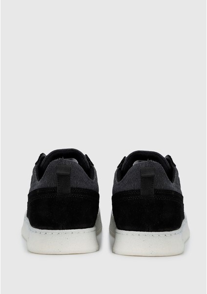 Siyah Deri Erkek Sneaker fırsatları