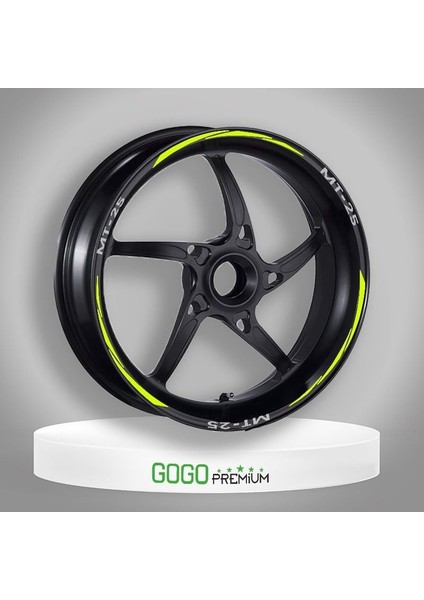 Florasan Sarı Yamaha Mt-25 Uyumlu Jant Şeridi