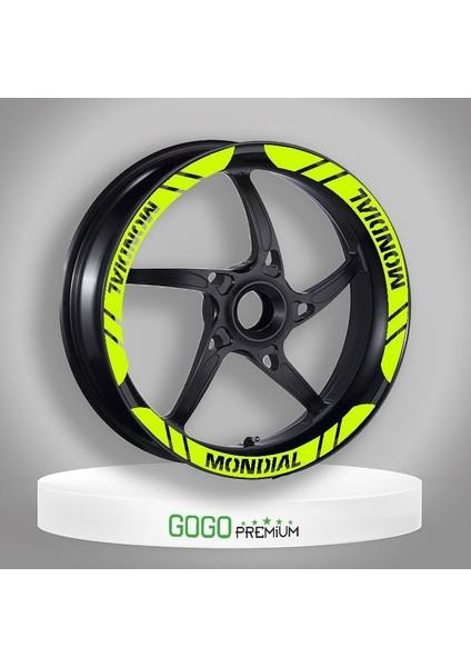 Mondial Uyumlu Flo Sarı Jant Şeridi