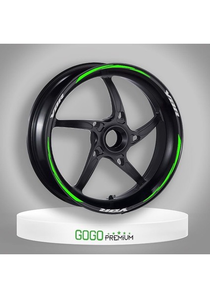 Florasan Yeşil Yamaha Ybr Uyumlu Jant Şeridi