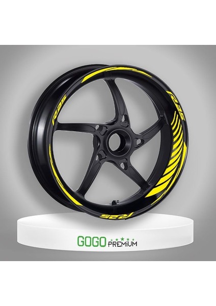 Reflektör Sarı Racing Yamaha R25 Uyumlu Jant Şeridi