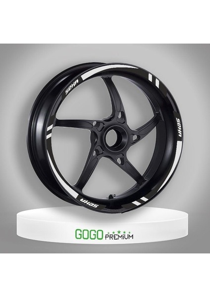 Kanuni Seha 150 2022 - 2023 Uyumlu Jant Şeridi Beyaz