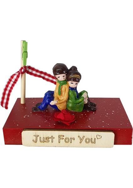 Sevgili Özel Tasarım Biblolu Notluk Just For You HK2599