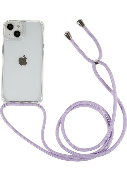 Xstepcase Apple iPhone 13/14 Için Geri Dönen Kasa, Tpu+Akrilik Şok Emici Telefon Kapağı Lanyard ile (Yurt Dışından)