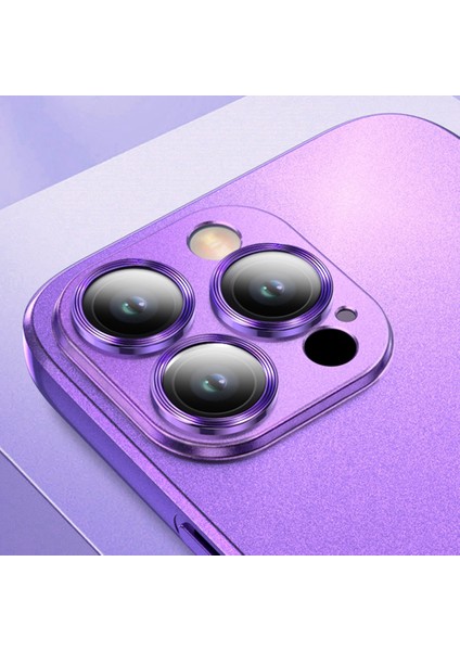 Xstepcase Apple iPhone 13 Pro 6.1 Inç Elektrokaplanmış Tpu Telefon Kılıfı Mat Kaplama Telefon Koruyucu Dahili Lens Koruyucu (Yurt Dışından)