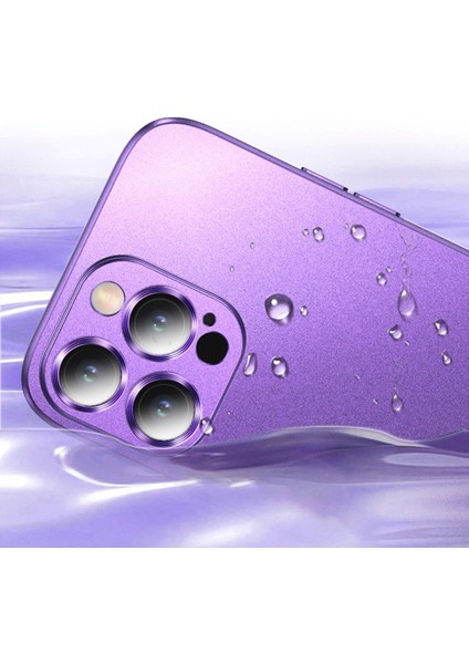 Xstepcase Apple iPhone 13 Pro 6.1 Inç Elektrokaplanmış Tpu Telefon Kılıfı Mat Kaplama Telefon Koruyucu Dahili Lens Koruyucu (Yurt Dışından)