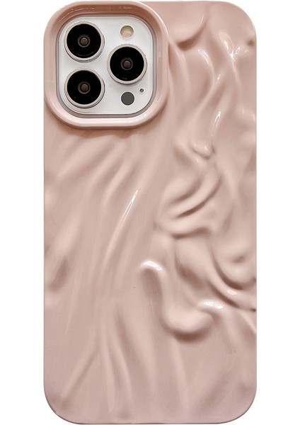 Xstepcase Apple iPhone 13 Pro 6.1 Inç Pleat Tasarım Damla Geçirmez Yumuşak Tpu Geri Koruyucu Kapak Için Parlak Telefon Kılıfı (Yurt Dışından)