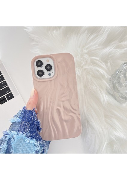 Xstepcase Apple iPhone 13 Pro 6.1 Inç Pleat Tasarım Damla Geçirmez Yumuşak Tpu Geri Koruyucu Kapak Için Parlak Telefon Kılıfı (Yurt Dışından)