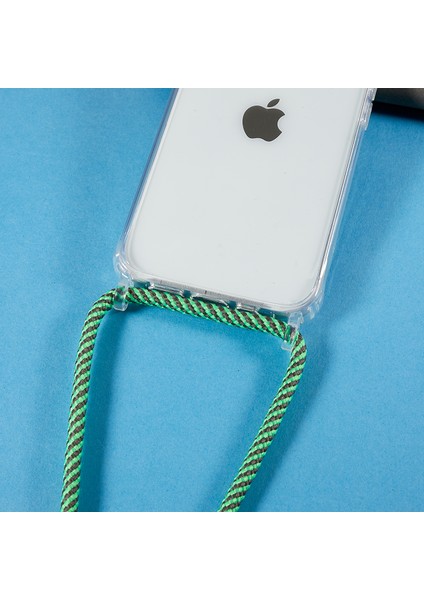 Xstepcase Apple iPhone 12 Mini / 13 Mini 5.4 Inç Için Geri Kasa, Ayarlanabilir Kordonlu Tpu+Akrilik Telefon Kapağı Temizleyin (Yurt Dışından)