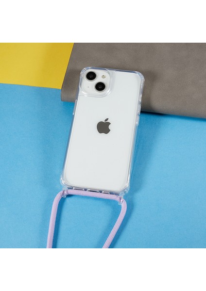 Xstepcase Apple iPhone 12 Mini / 13 Mini 5.4 Inç Için Geri Kasa, Ayarlanabilir Kordonlu Tpu+Akrilik Telefon Kapağı Temizleyin (Yurt Dışından)