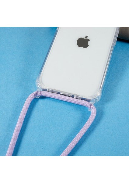 Xstepcase Apple iPhone 12 Mini / 13 Mini 5.4 Inç Için Geri Kasa, Ayarlanabilir Kordonlu Tpu+Akrilik Telefon Kapağı Temizleyin (Yurt Dışından)