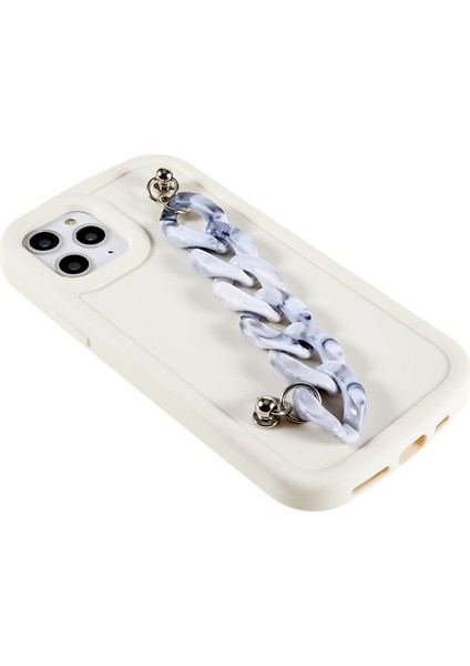Xstepcase Apple iPhone 11 Pro Max Için 6.5 Inç Yumuşak Tpu Telefon Kılıfı Mat Fingerprint Anti-Fingerprint Kapak Bilezik Zinciri (Yurt Dışından)