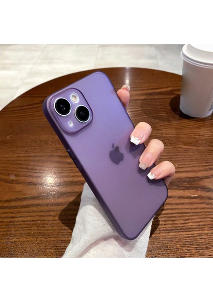Xstepcase Apple iPhone 13 6.1 Inç Ince Mat Tpu Telefon Kasası Hassas Kesme Kamera Koruması Arka Kapak (Yurt Dışından)