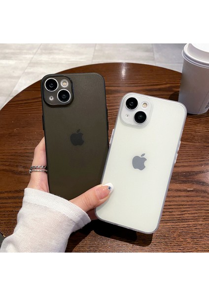 Xstepcase Apple iPhone 13 6.1 Inç Ince Mat Tpu Telefon Kasası Hassas Kesme Kamera Koruması Arka Kapak (Yurt Dışından)