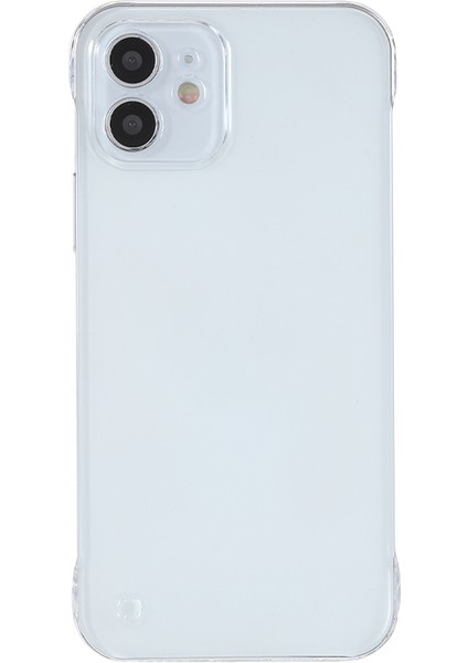 Xstepcase Apple iPhone 12 6.1 Inç Koruyucu Ince Kasa Çerçevesiz Şeffaf Cep Telefonu Kapağı Için Sert Pc Telefon Kasası (Yurt Dışından)