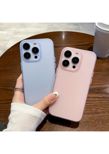 Xstepcase Apple iPhone 13 Pro 6.1 Inç Şok Geçirmez Kapak Hassas Kesim Mat Tpu Kasası Için Ince Telefon Kasası (Yurt Dışından)