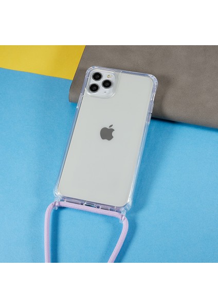 Xstepcase Tpu+Apple iPhone 11 Pro 5.8 Inç Şeffaf Telefon Kılıfı Için Tpu+Akrilik Arka Kapak Ayarlanabilir Kiraplı (Yurt Dışından)