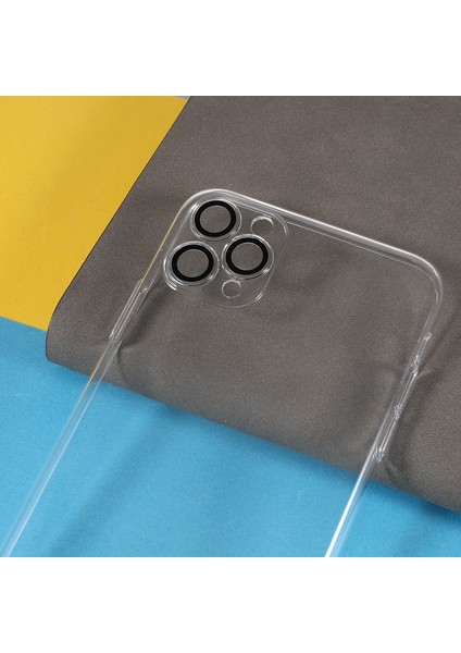 Xstepcase Apple iPhone 12 Pro 6.1 Inç Toz Geçirmez Mesh Cep Telefonu Kapağı Cam+Pc Telefon Kılıfı Lens Kapağı Koruması (Yurt Dışından)