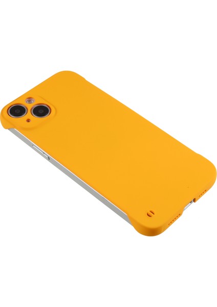Xstepcase Apple iPhone 13 6.1 Inç Açılı Yastık Çerçevesiz Telefon Kasası Sert Pc Cilt Dokunuşu Arka Kapak (Yurt Dışından)