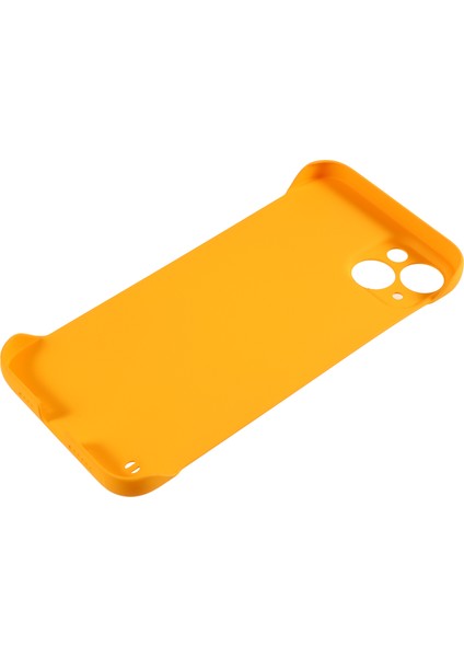Xstepcase Apple iPhone 13 6.1 Inç Açılı Yastık Çerçevesiz Telefon Kasası Sert Pc Cilt Dokunuşu Arka Kapak (Yurt Dışından)