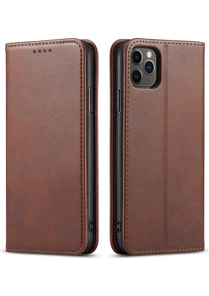 Xstepcase Apple iPhone 11 Pro 5.8 Inç Telefon Standı Için Iş Tarzı Buzağı Doku Cüzdanı Manyetik Deri Telefon Kapağı (Yurt Dışından) fiyatları