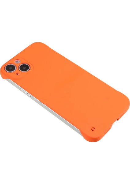Xstepcase Apple iPhone 13 6.1 Inç Açılı Yastık Çerçevesiz Telefon Kasası Sert Pc Cilt Dokunuşu Arka Kapak (Yurt Dışından)