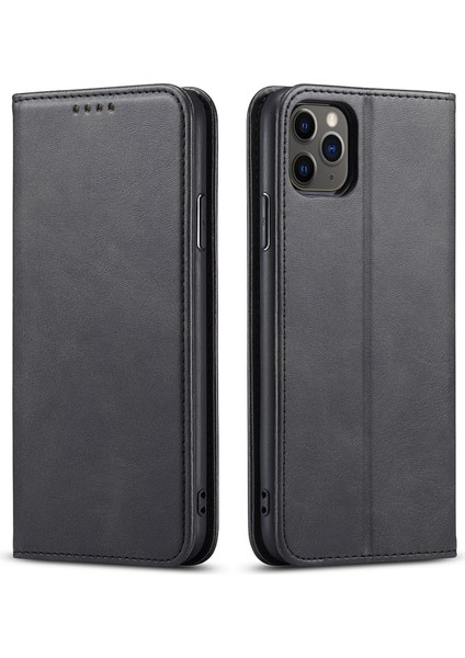 Xstepcase Apple iPhone 11 Pro 5.8 Inç Telefon Standı Için Iş Tarzı Buzağı Doku Cüzdanı Manyetik Deri Telefon Kapağı (Yurt Dışından) fiyatları