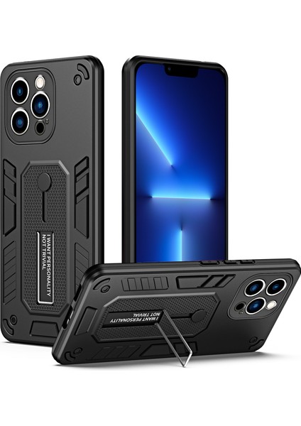 Xstepcase Parmak Kayışı Pc + Tpu Kickstand Damla Koruma Kapağı ile Apple iPhone 13 Pro 6.1 Inç Telefon Kılıfı (Yurt Dışından)